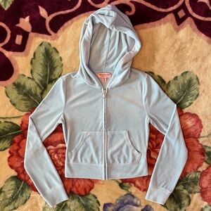 juicy couture cropped zip-up.